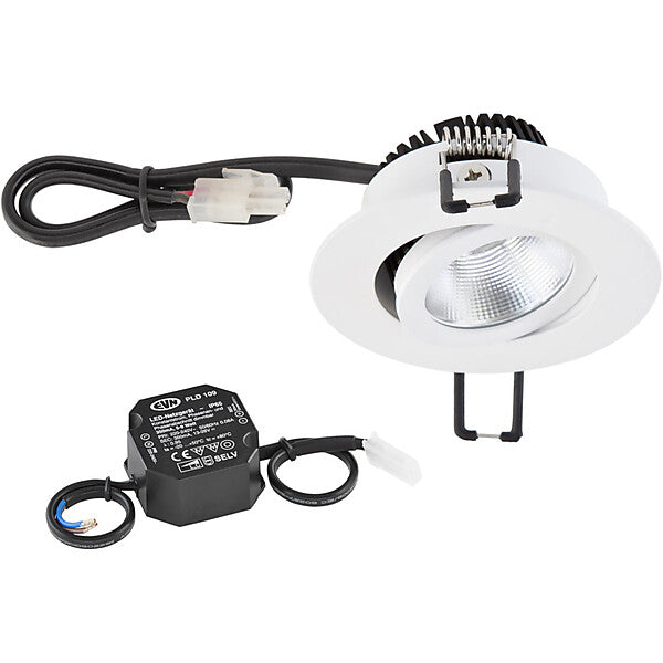 EVN-Lichttechnik P-LED Deckeneinbauleuchte 3000K 230V rund ws PC20N60102